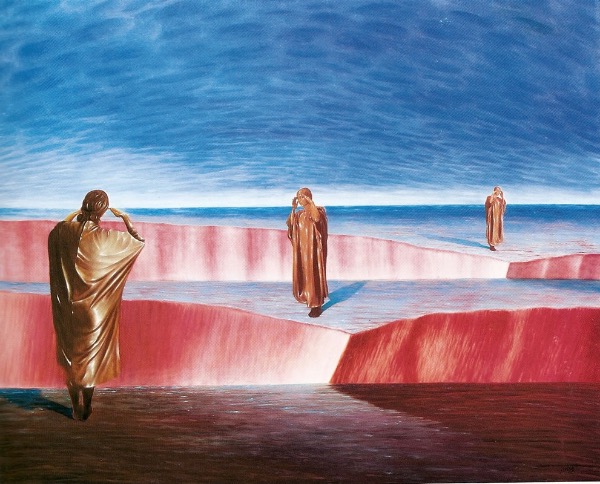 Ashore, obraz Mariusza Zdybała, 1995