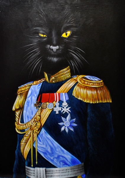 Behemot, obraz Mariusza Zdybała, 2021