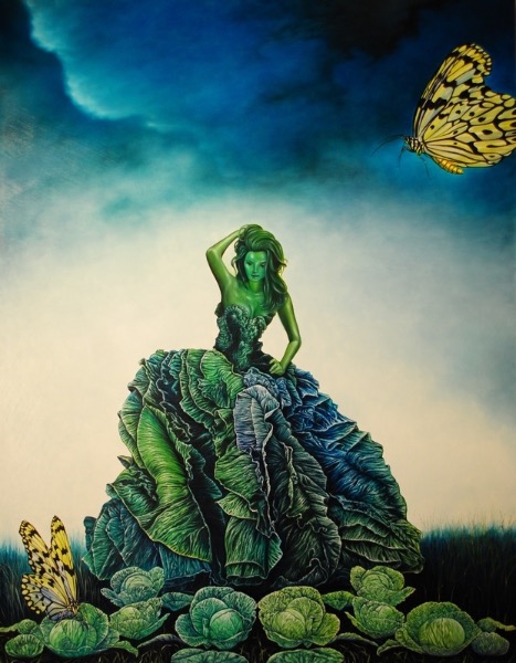 Brassica, obraz Mariusza Zdybała, 2014