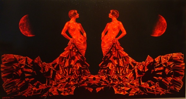 Corrida, obraz Mariusza Zdybała, 2019