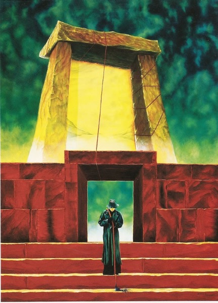 Gates guardian, obraz Mariusza Zdybała, 1994