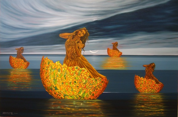Help!!!!, obraz Mariusza Zdybała, 2009