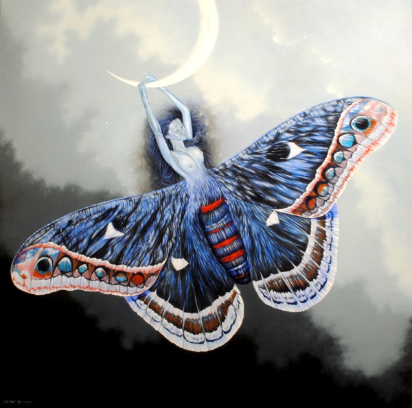 Heterocera, obraz Mariusza Zdybała, 2017