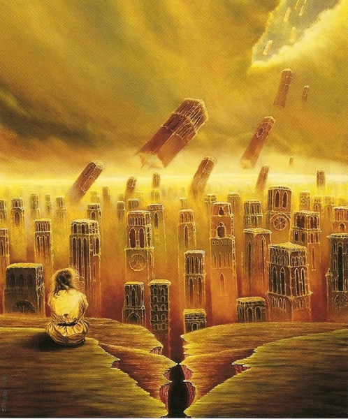 High noon, obraz Mariusza Zdybała, 1995