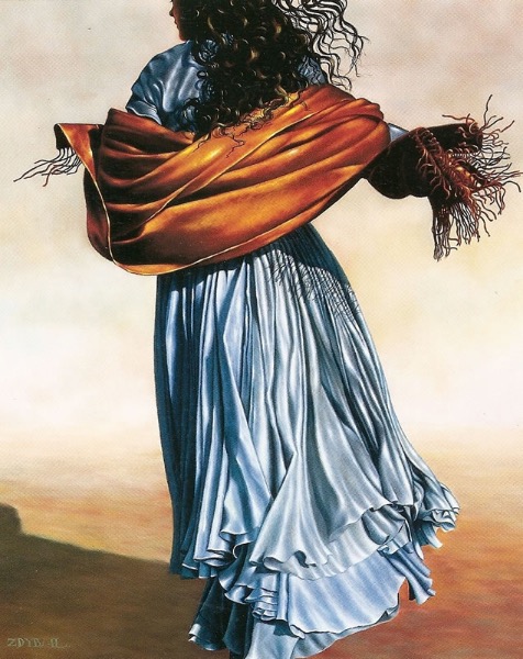 La Gitana, obraz Mariusza Zdybała, 1997