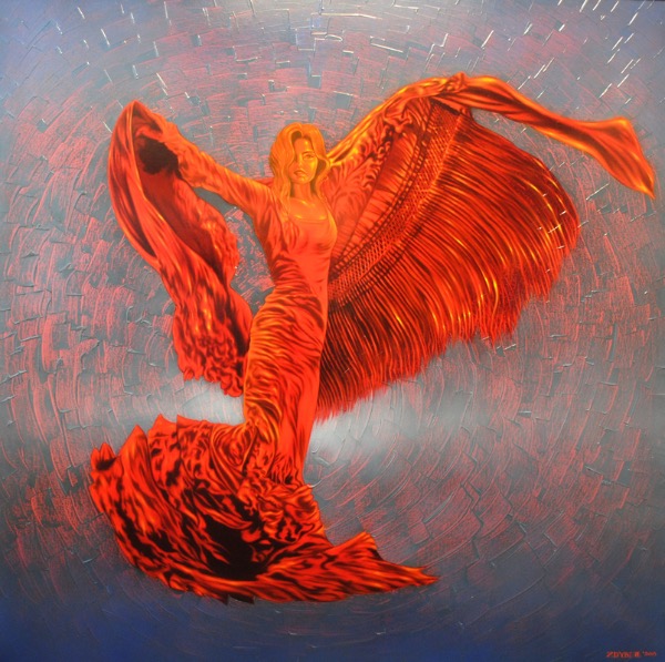Let's dance III, obraz Mariusza Zdybała, 2013