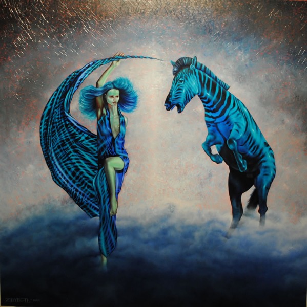 Let's dance, obraz Mariusza Zdybała, 2013