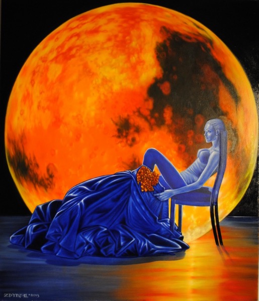 Mars i Venus II, obraz Mariusza Zdybała, 2013