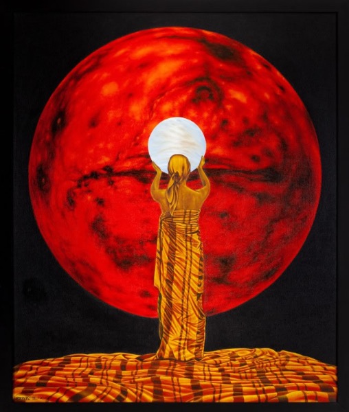 Mars & Venus, obraz Mariusza Zdybała, 2022