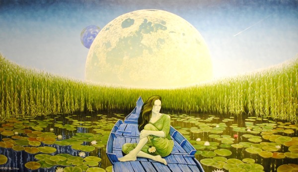 Melancholia, obraz Mariusza Zdybała, 2016
