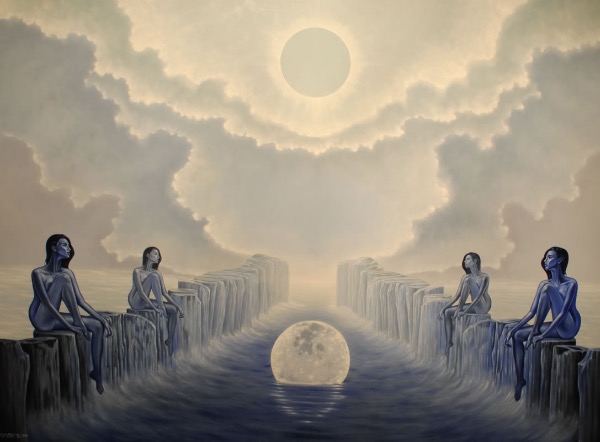 Silent Tales, obraz Mariusza Zdybała, 2017