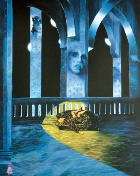 The artist's wife, obraz Mariusza Zdybała, 1994