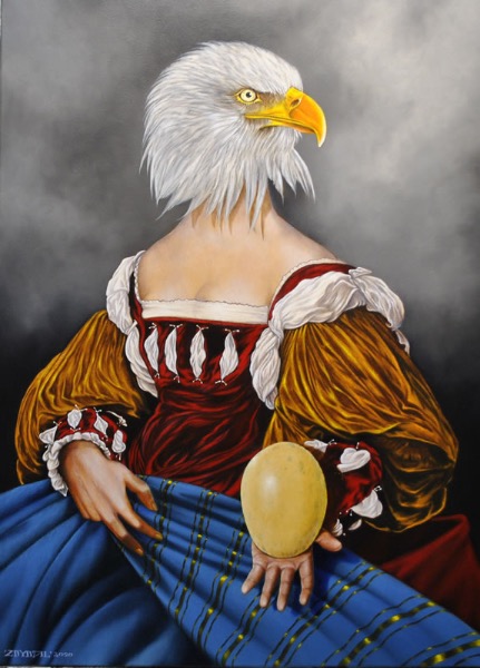 To be or not to be..., obraz Mariusza Zdybała, 2020
