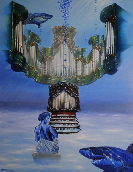 Toccata, obraz Mariusza Zdybała, 2017
