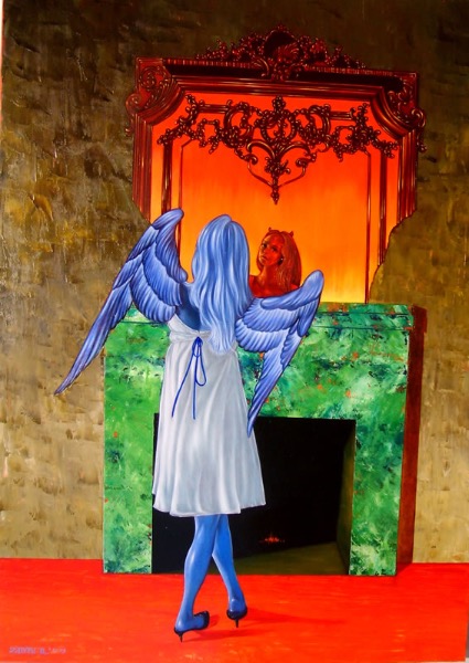 Two in one, obraz Mariusza Zdybała, 2012